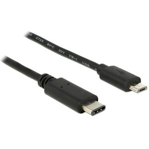 Delock USB Type-C™ 2.0 > USB 2.0 Typ Micro-B 1m