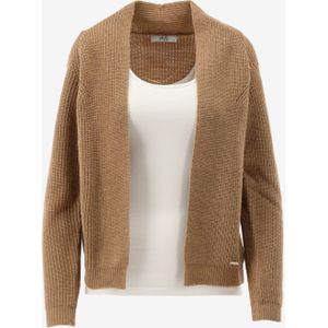 Vila - Dimitrina - Vest - Bruin - Lange Mouw