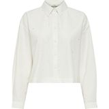 Jacqueline de Yong - Blouse - Wit - 85% Polyester en 15% Katoen - Lange Mouw