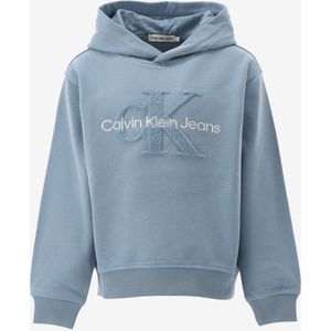 Calvin klein hoodie peached terry monol maat 128/8J