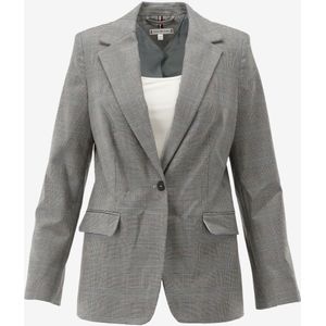 Global - Stp Check Blazer - Grijs - 63% Bovenmateriaal