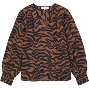 Garcia - J50030 - Blouse - Dierenprint - Lange Mouwen