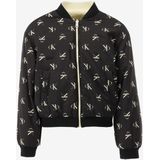 Calvin Klein - Reversible Teddy AOP - Winterjas - Zwart - 100% Polyester