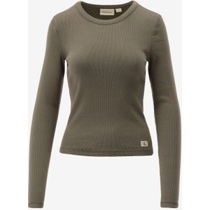 Calvin klein longsleeve washed label rib lon maat S