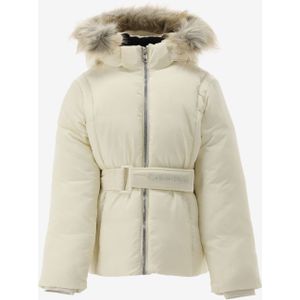 Calvin klein jas classic belted fur j maat 128/8J