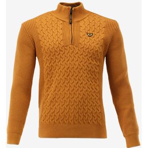 Vesten - Oranje - 68% Katoen 32% Polyamide - Normale Fit