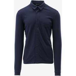 Malelions - Casual Shirt - Donker Blauw - Lange Mouwen - Normale Fit