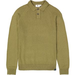 GARCIA - Effen Trui - Groen - Lange Mouw