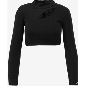 Malelions top sparkling cut-out crop top maat S