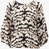 Soaked in Luxury - Alize - Damesblouse - 3/4 Mouwen - V-hals