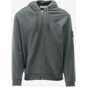 Calvin klein sweatvest badge zip through ho, psl maat XS