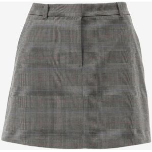 Plooirok - Geruit - Polyester/Viscose/Elastaan - Korte Lengte