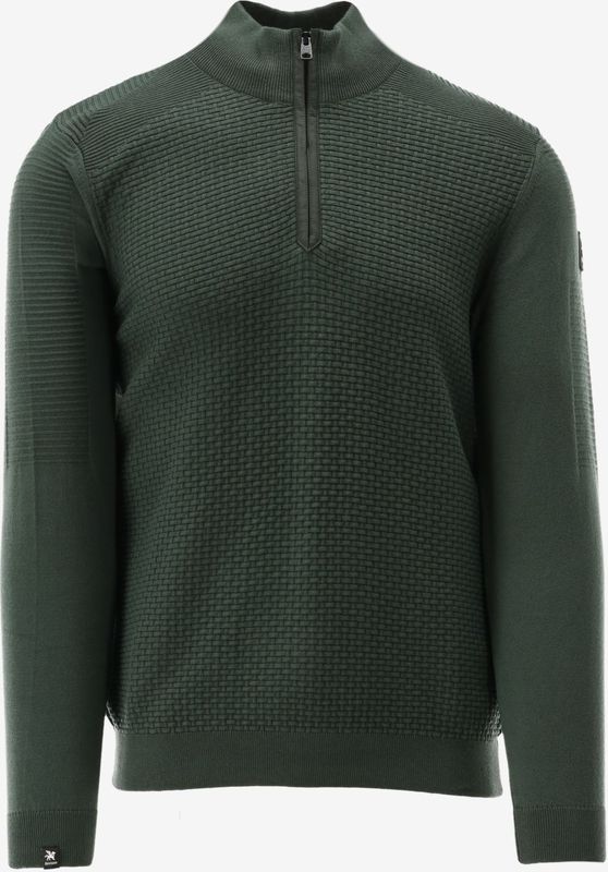 Vanguard - VKW2408308 - Trui - Groen - 100% Katoen - Lange Mouwen