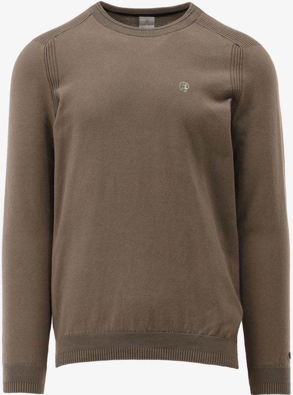 Cast Iron - Trui - Grijs - Ronde Hals - Lange Mouw