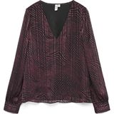 VERO MODA - VMGEBRA GEDNA LS V-NECK TOP - Dames - Blouses