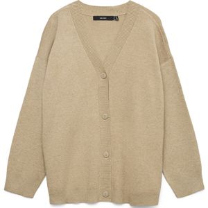 Vmcgold - Gebreid Vest - V-Hals - Lange Mouwen - Regular Fit