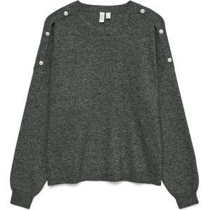 Vero Moda - Joya - Trui - Donker Grijs - Lange Mouwen