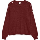 Vero Moda - Joya - Trui - Bordeaux - Lange Mouwen