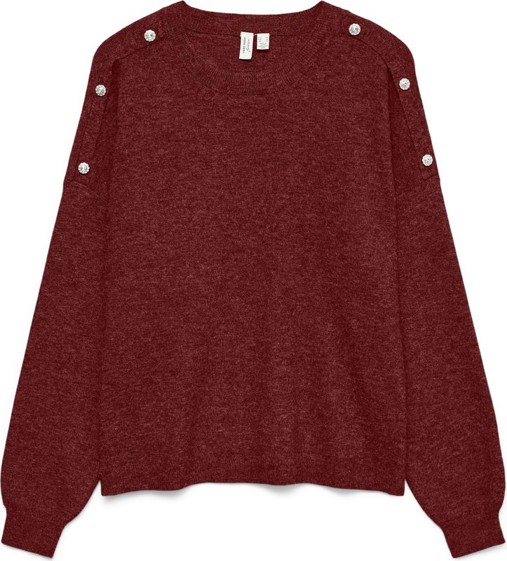 Vero Moda - Joya - Trui - Bordeaux - Lange Mouwen