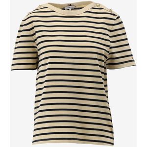 TOMMY HILFIGER - Gestreept T-shirt - Blauw - Katoen