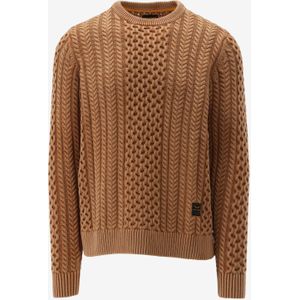 Pme Legend - PKW2410334 - Trui - Bruin - 100% Katoen - Lange Mouw