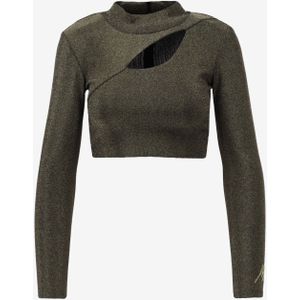 Malelions top sparkling cut-out crop top maat S