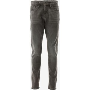 Cast Iron - Straight Fit Valver - Donker Grijs - Maat 28-L32 - 99% Katoen