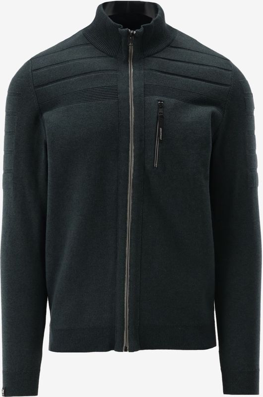 Vanguard - VKC2409374 - Vest - Groen - 100% Katoen - Lange Mouw