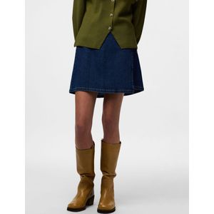 Pcflora Denim Wikkelrok