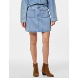 Pcsky - Hw Mini - Spijkerrok - High-waist - Katoen