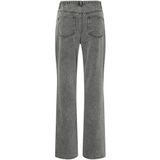 Pcfanu - Mw Tie Wide Fit - Jeans - Straight-fit - Mid-waist