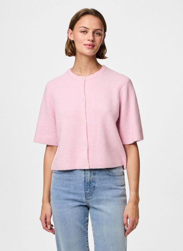 Pieces - Silly - Cardigan - Zacht - Korte Mouwen - Losse Pasvorm