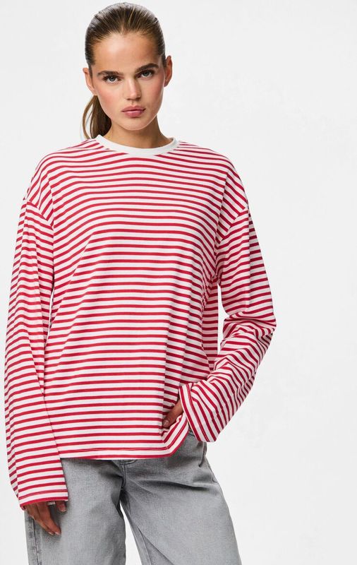 Pieces Pcsadie Ls Top Jrs Noos Dames t Shirts