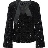 PIECES - PCKAM - Blouse - Zwart - Lange Mouw - Gerecycled Materiaal