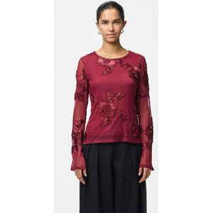 Pcoffia Boothals Top Met Lange Mouwen