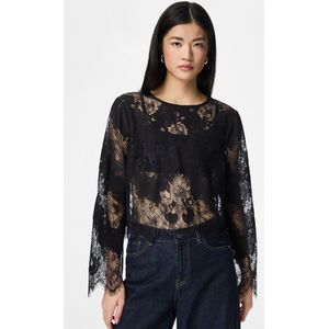 Pcrinne Kant Top Met Lange Mouwen