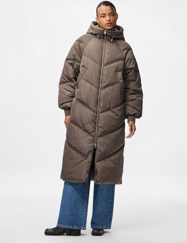 Pcjolie Lang Gewatteerde Jas