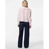 Pcagnes - Tie Top - Blouse - Lange Mouwen