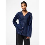 PIECES - PCDemi - Blouse - Donkerblauw - Lange Mouw