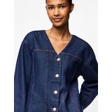 PIECES - PCDemi - Blouse - Donkerblauw - Lange Mouw