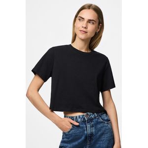 PIECES - Shirt 'Sara' - Zwart - T-shirt