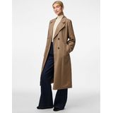 PIECES Pcscarlett Trenchcoat Dames - Bruin - 1 Stuk