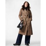 PIECES Pcscarlett Trenchcoat Dames - Bruin - 1 Stuk