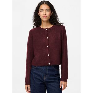 Pcsilly - Gebreid Vest - Ronde Hals - Lange Mouwen - Knoopsluiting - Regular-fit