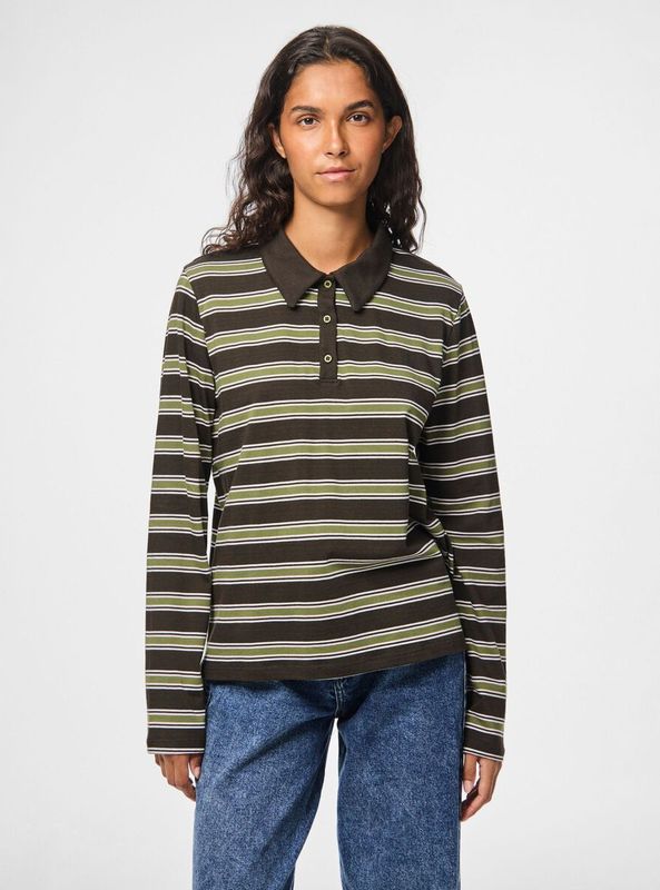 Pcfrankie - Polo - Lange Mouwen - Regular Fit