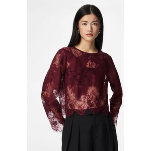 Pcrinne Kant Top Met Lange Mouwen