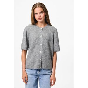 Pcsilly Korte Mouwen Gebreid Vest