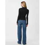 PIECES - PCKITTE - Poloshirt - Zwart - Lange Mouw