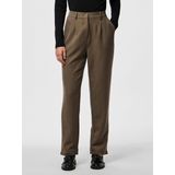 PIECES - PCKamil - Bandplooibroek - Mokka - High Waist