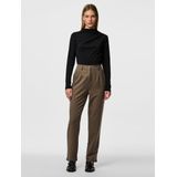 PIECES - PCKamil - Bandplooibroek - Mokka - High Waist